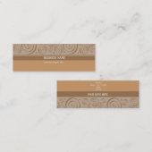 スパイラルパターンスキニービジネス スキニー名刺 (正面/裏面)