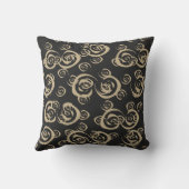 スパイラルパターンデザイン クッション (裏面)