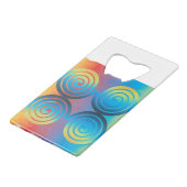 スパイラルパターン クレジットカード栓抜き (裏面アングル)