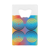 スパイラルパターン クレジットカード栓抜き (裏面)