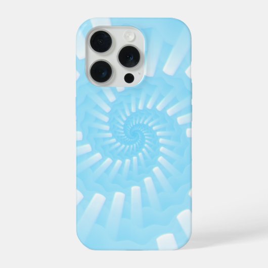 スパイラルパターン iPhoneケース (裏面)