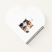 スパイラルパーソナライズされたフォトノートブック ノートブック (裏面)