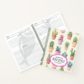 スパイラルパーソナライズされたレシピブック：キッチン用品 ノートブック (内部)