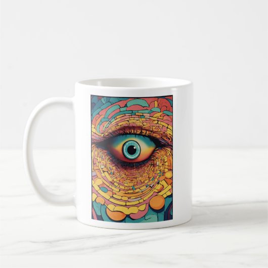 「スパイラルビジョン催眠T型」 コーヒーマグカップ (左)