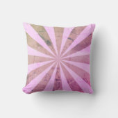スパイラルピンクと金ゴールド クッション (正面)