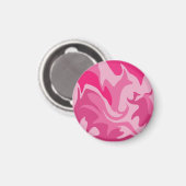 スパイラルピンクのトーンカラー マグネット (正面/裏面)