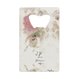 スパイラルピンク クレジットカード栓抜き