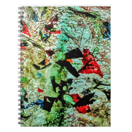 スパイラルフォトノートソフトホワイト抽象芸術リサイクル ノートブック