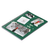 スパイラルフォトノートブックの動物と一緒の写真 ノートブック (左側)