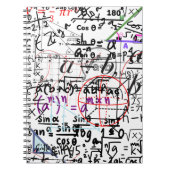 スパイラルフォトノートブックの数パターン（の模様が）ある数 ノートブック (正面)