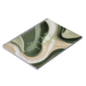 スパイラルフォトノートブックインスタイリッシュグラフ ノートブック (左側)