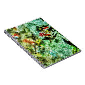 スパイラルフォトノートブックホワイト通常抽象芸術 ノートブック (右側)