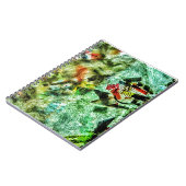 スパイラルフォトノートブックホワイト通常抽象芸術 ノートブック (左側)