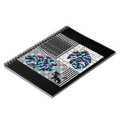 スパイラルフォトノートブック抽象芸術パッチワークキルティング ノートブック (左側)