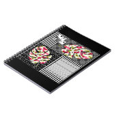 スパイラルフォトノートブック抽象芸術パッチワークキルティング ノートブック (左側)