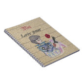 スパイラルフォトノートブック ノートブック (右側)