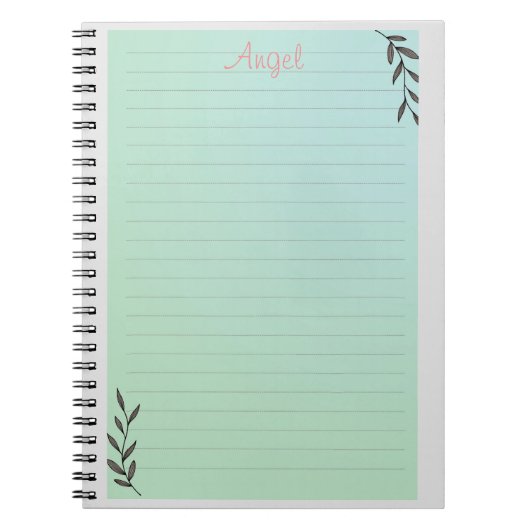 スパイラルフォトノートブック ノートブック (正面)