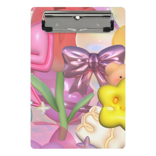 スパイラルフォトノートブック ミニクリップボード (正面)