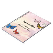 スパイラルフォトノートブック（80ページB&W） ノートブック (左側)