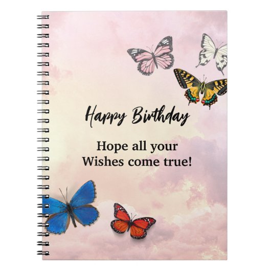 スパイラルフォトノートブック（80ページB&W） ノートブック (正面)