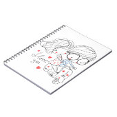 スパイラルフォトノートブック(80ページB&W) ノートブック (左側)