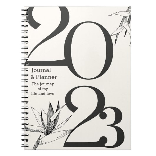 スパイラルフォトノートブック(80ページB&W) ノートブック (正面)