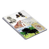 スパイラルフォトノート：カバー違う動物 ノートブック (右側)