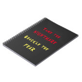 スパイラルフォト悪夢の名前を変更 ノートブック (左側)