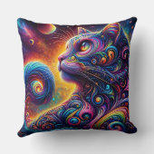 スパイラルミスティック銀河系レインボーキャット クッション (裏面)