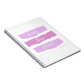 スパイラルリングノート 万歳プリント ノートブック (右側)