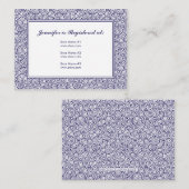 スパイラルレジストリカード – 3.5インチx 2.5インチ エンクロージャーカード (正面/裏面)