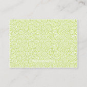 スパイラルレジストリカード – 3.5インチx 2.5インチ エンクロージャーカード (裏面)