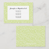 スパイラルレジストリカード – 3.5インチx 2.5インチ エンクロージャーカード (正面/裏面)