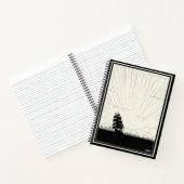 スパイラルヴィンテージ海賊船イラストレーション ノートブック (内部)