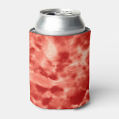 スパイラル万華鏡のように千変万化するパターンサイケ 缶クーラー (缶正面)