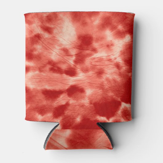 スパイラル万華鏡のように千変万化するパターンサイケ 缶クーラー (正面)