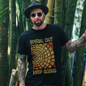 スパイラル保アウト継続中 – FibonacciシーケンスT型 Tシャツ