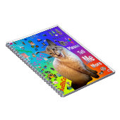 スパイラル写真ノートのラグドール猫 ノートブック (右側)