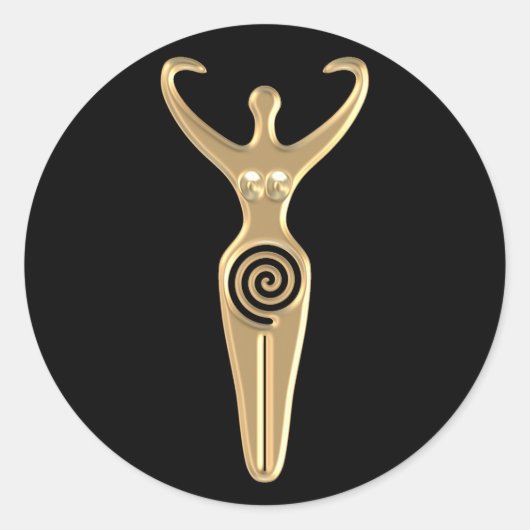 スパイラル女神 ラウンドシール (正面)