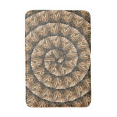 スパイラル小麦パターン バスマット (正面縦)