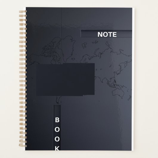 スパイラル懸命カバーノートブック プランナー手帳 (正面)