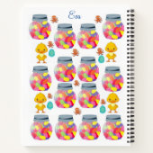 スパイラル手帳クラゲ ノートブック (裏面)