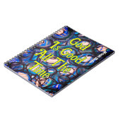 スパイラル手帳「神は常に良い」 ノートブック (左側)