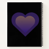 スパイラル書ノートブックの癒し ノートブック (裏面)