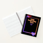 スパイラル書ノートブックの癒し ノートブック (内部)