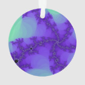 スパイラル波数フラクタルオーナメント オーナメント (裏面)