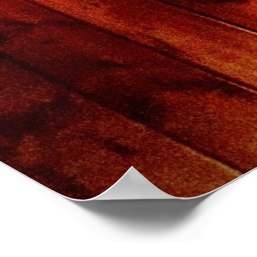 スパイラル素朴階段アットマウンテンロッジキャビン ポスター (角)