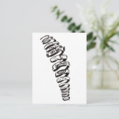 スパイラル考え ポストカード (スタンド正面)