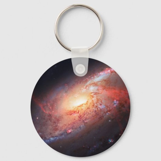 スパイラル銀河系アンドロメダ天の川宇宙の星 キーホルダー (正面)