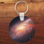 スパイラル銀河系アンドロメダ天の川宇宙の星 キーホルダー (正面)